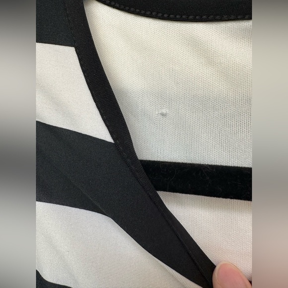 Jessica Black & White Striped Dress Size 4 💥2/$15 or 3/$20💥 - Picture 10 of 12